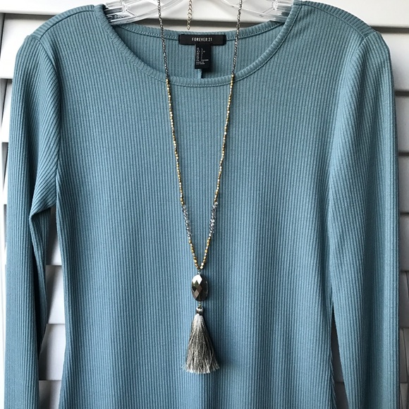 🍂NEW!🍂FOREVER 21 Perfect Long Sleeve Dress NWOT! - Picture 7 of 7